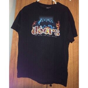 Vintage The Doors Night On Fire Winterland Jim Morrison Rock Band Shirt Men's L